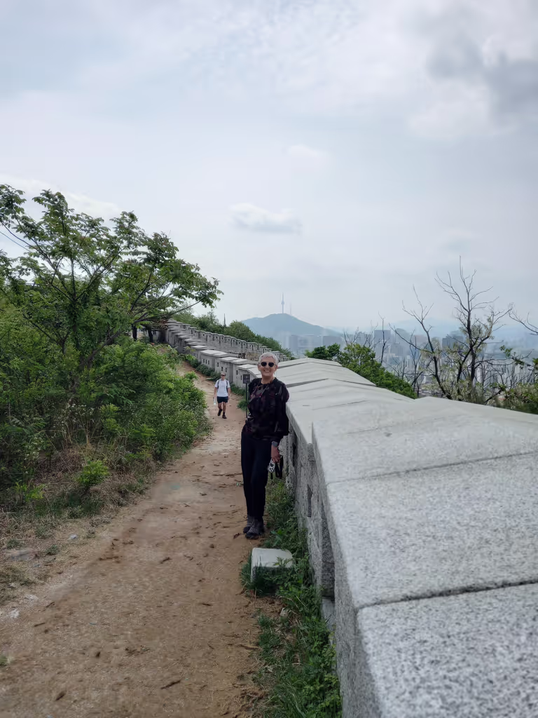 Seoul Private Tour - hiking trail along fortress wall