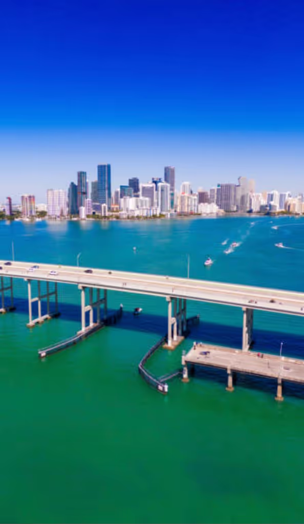 Miami Private Tour - Rickenbaker Bridge and Miami view