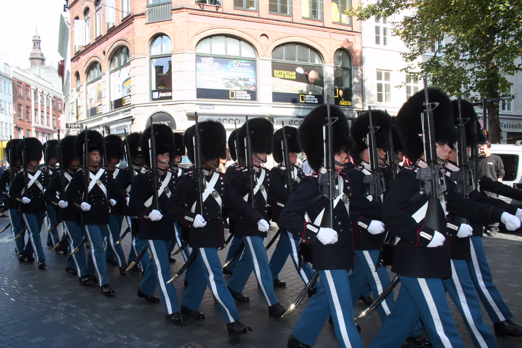 Copenhagen Private Tour - Royal Guards in the streets of Copenhagen