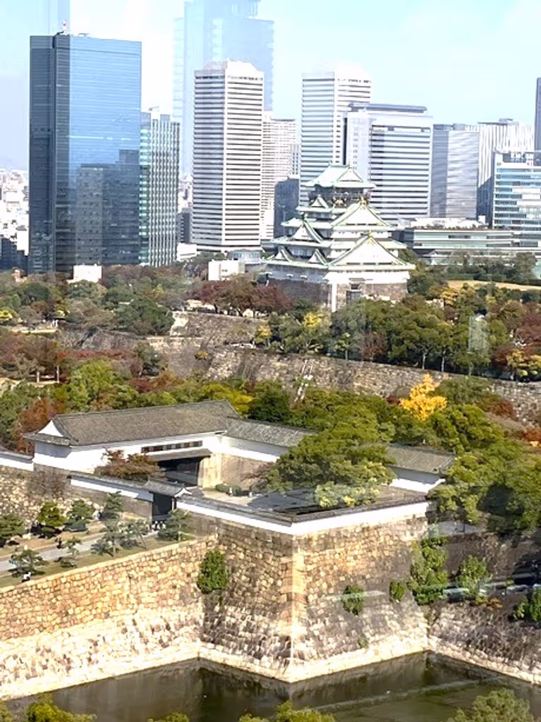 Osaka Private Tour - Viww of Osaka Castle from Museum