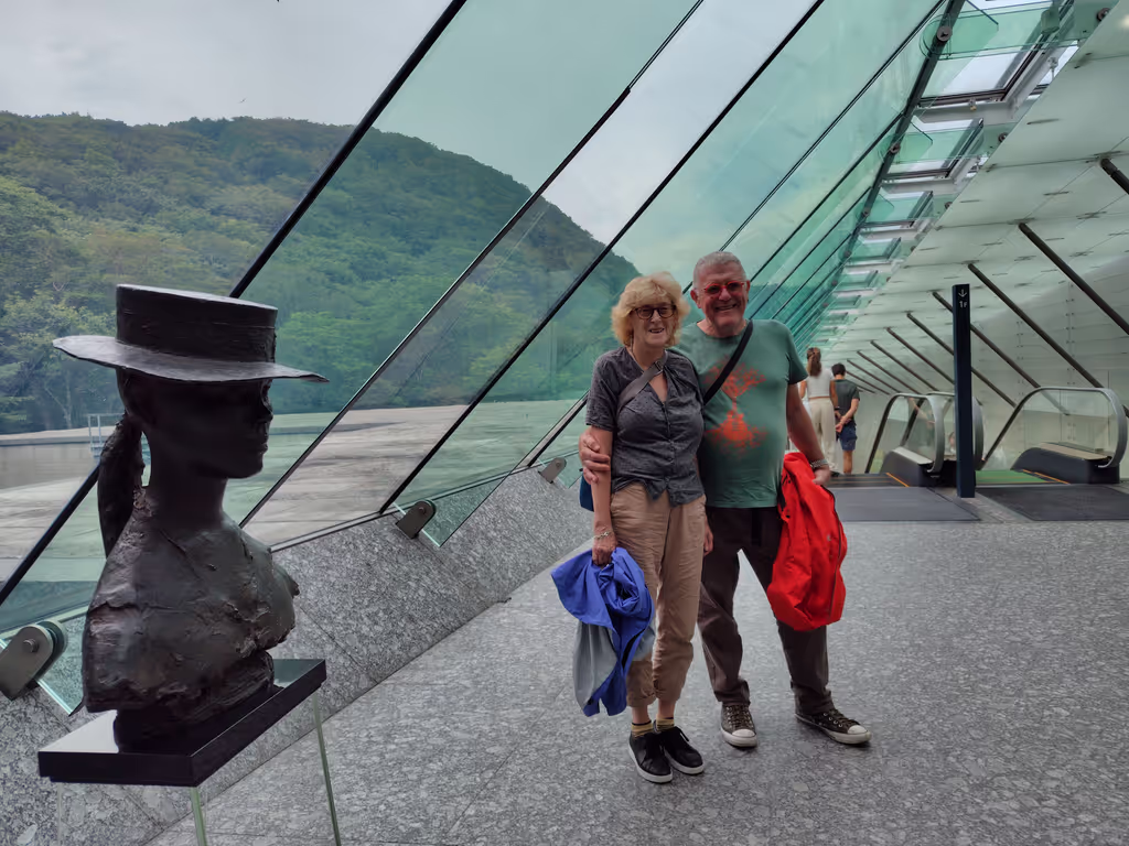 Hakone Private Tour - At the entrance of Pola Museum of Art