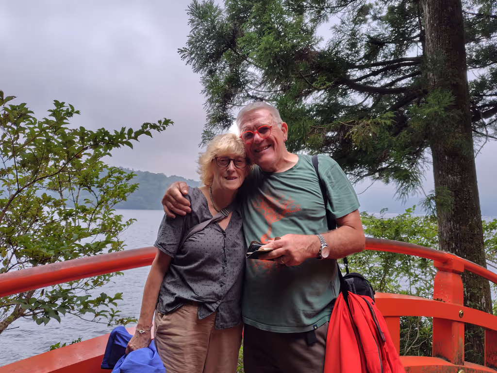 Hakone Private Tour - My guests - A lovely couple