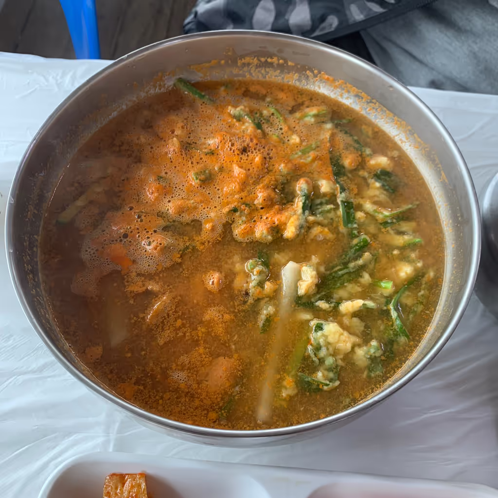 Seoul Private Tour - Traditional mussel soup, spicy version