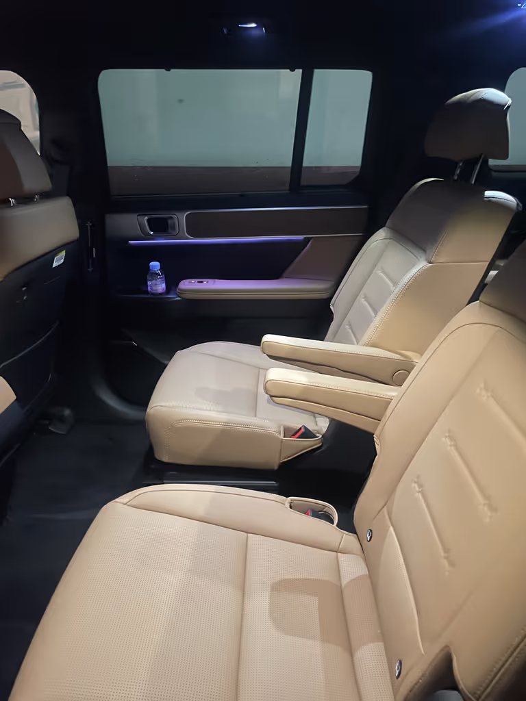 Seoul Private Tour - Inside view of my car, passenger seats