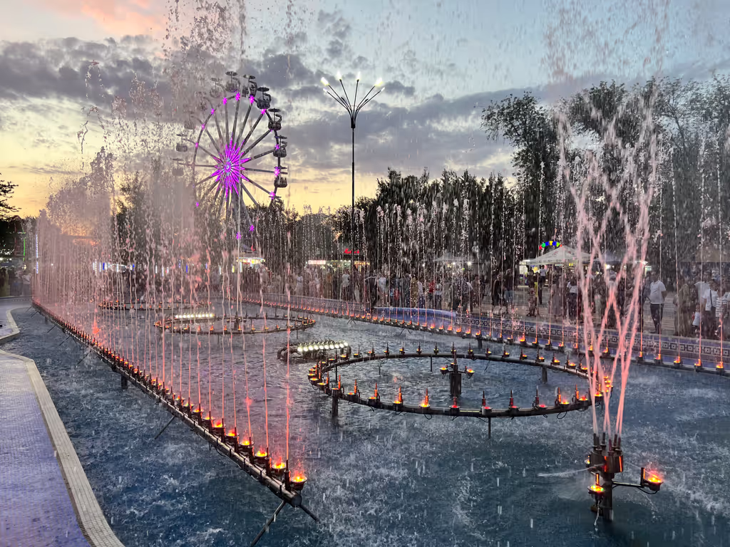 Bukhara Private Tour - Musical fountain in Bukhara Park