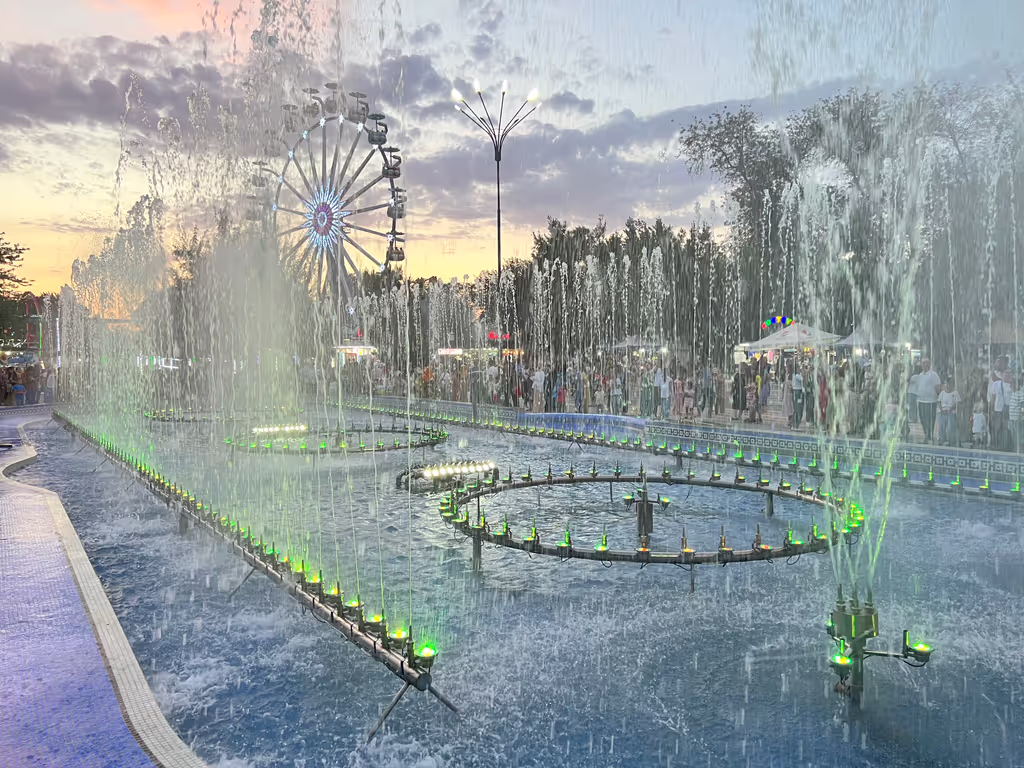 Bukhara Private Tour - Musical fountain in Bukhara Park