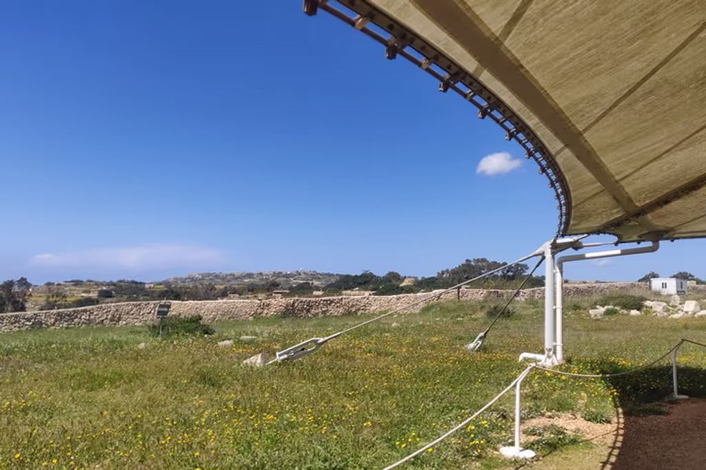 Malta Private Tour - Outside the Hagar Qim Temple