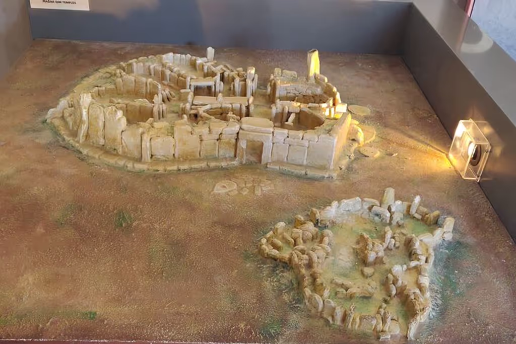 Malta Private Tour - A maquette of Hagar Qim Temple