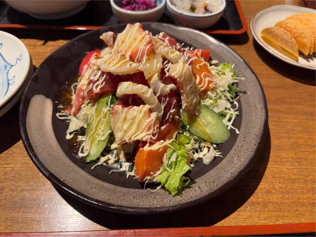 Nagasaki Private Tour - Seafood salad