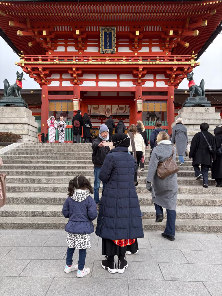 Kyoto Private Tour - Fushimi inari entrance
