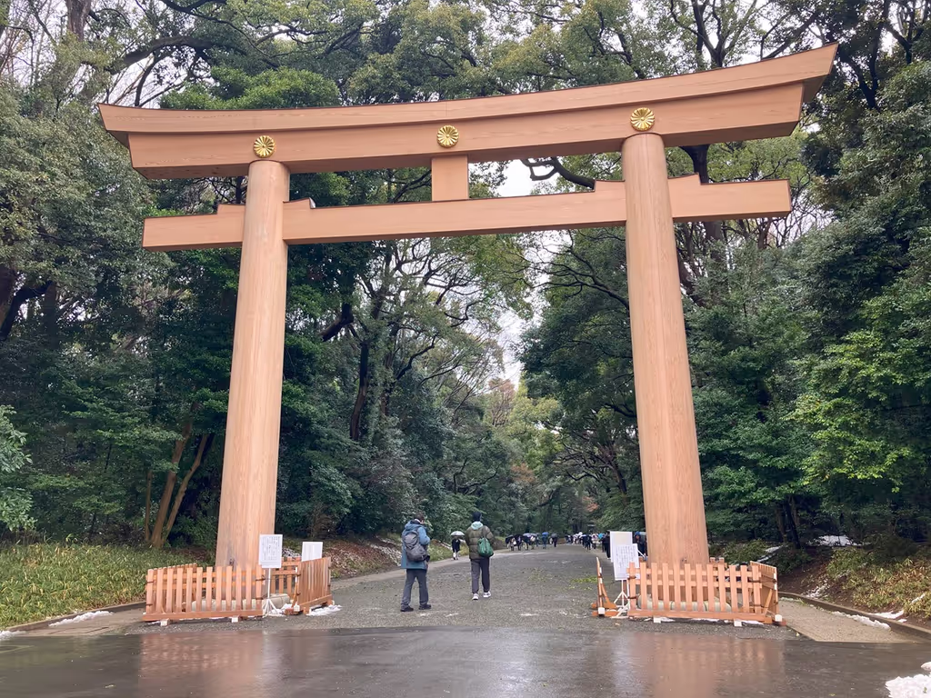 Tokyo Private Tour - Meiji shrine (Torii gate)