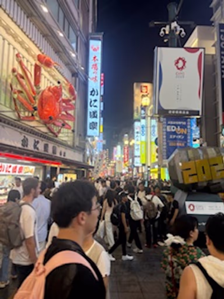 Osaka Private Tour - Crab stores in namba
