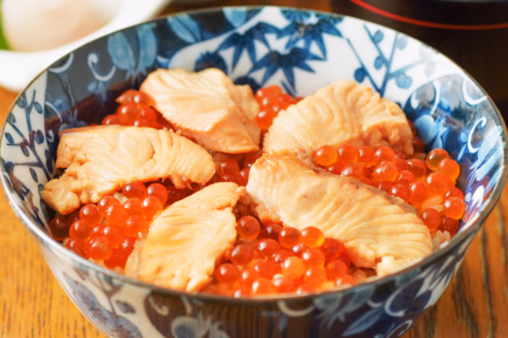 Miyagi Private Tour - Harako Meshi (salmon & ikura over rice)