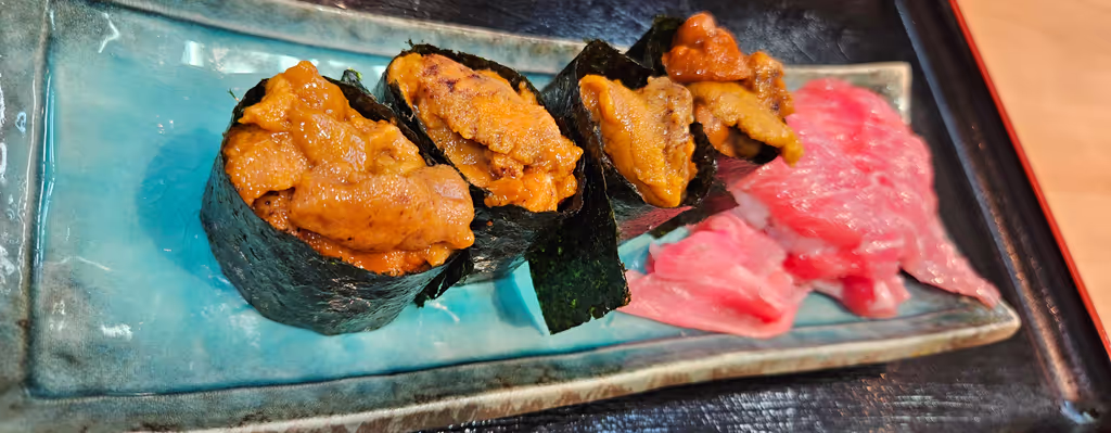Osaka Private Tour - Sea urchin at a local market