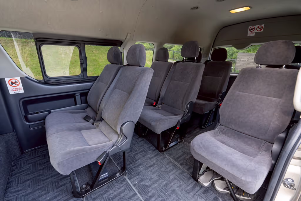 Hakone Private Tour - The car is big enough to accommodate a group.