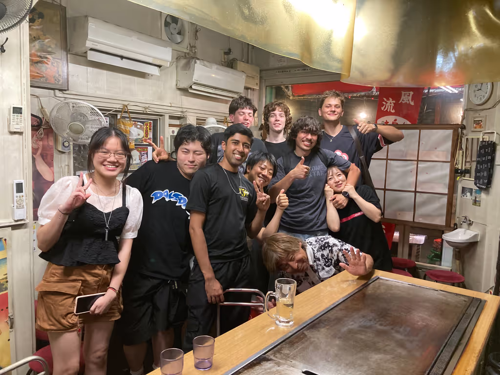Osaka Private Tour - Local Okonomiyaki restaurant