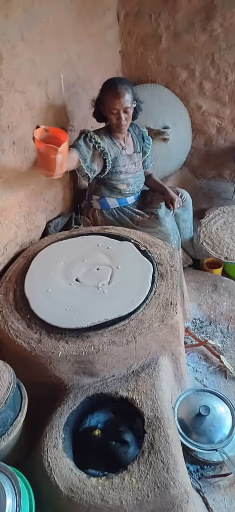 Addis Ababa Private Tour - Enjer Baking process
