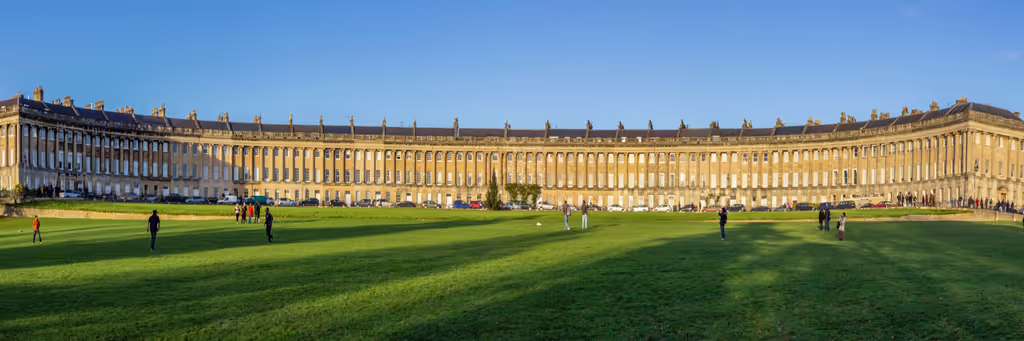 Bath Private Tour - Royal Crescent from Victoria Park