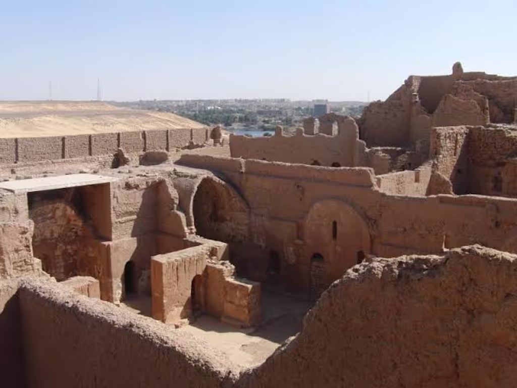 Aswan Private Tour - The churche of the monastry from the to