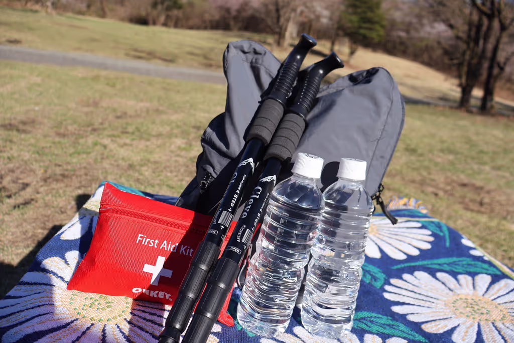 Mount Fuji Private Tour - Hiking poles and waters are prepared