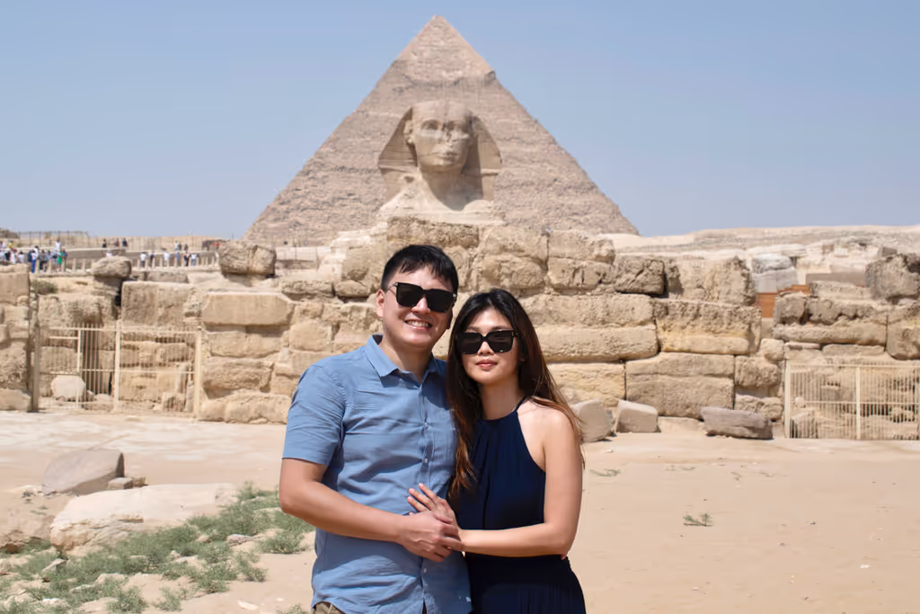 Giza Private Tour - Infront of sphinx history’s greatest guardian