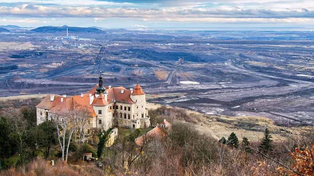 Karlovy Vary Private Tour - Historic castle perched on a hill.
