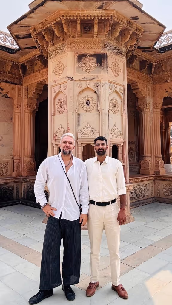 Jaipur Private Tour - with client