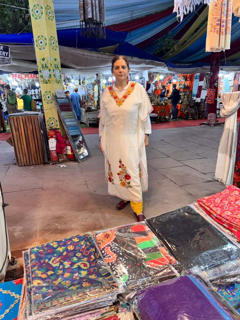 Delhi Private Tour - Handcrafted clothes @Dilli Haat