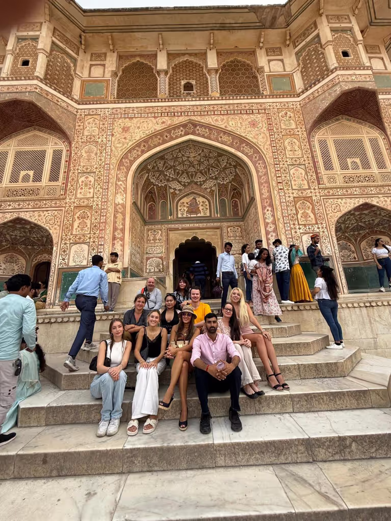 Jaipur Private Tour - Group at Ganesh Pol