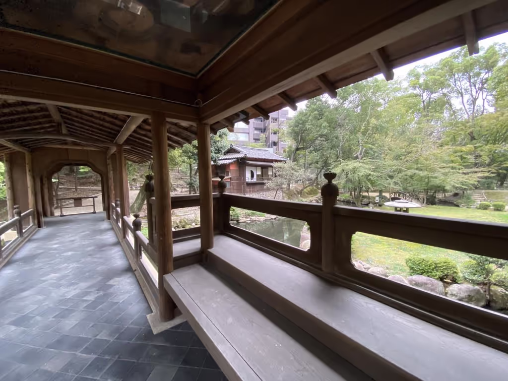 Nagoya Private Tour - Yoki-so Garden area from Hakuun Bridge