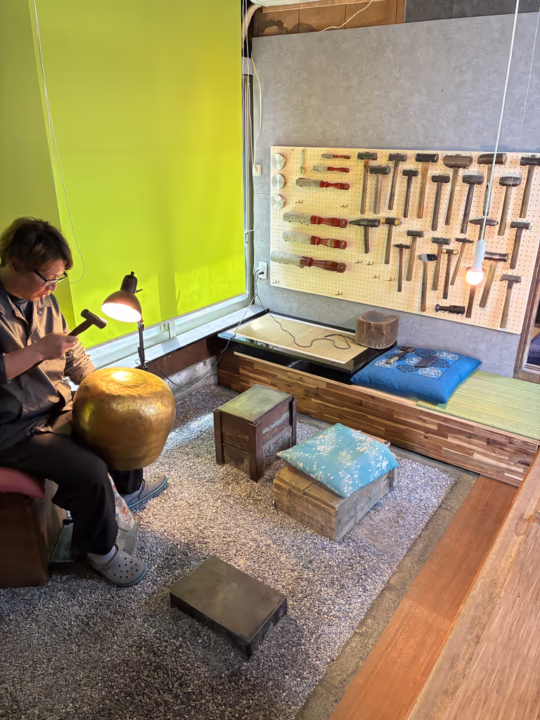 Toyama Private Tour - Workshop of making metal items