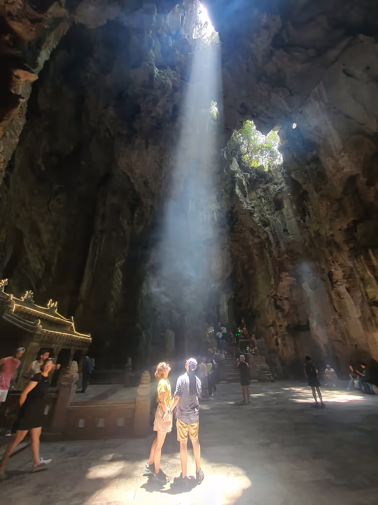 Da Nang Private Tour - the magic light in heaven cave