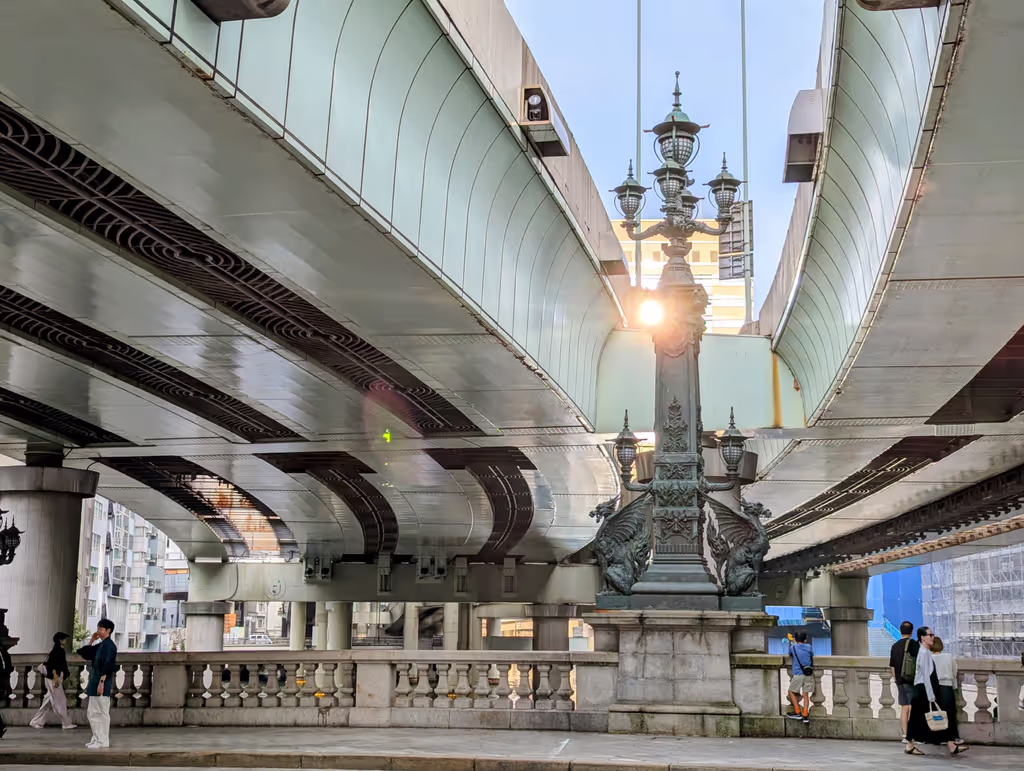 Tokyo Private Tour - Nihonbashi bridge and highway above