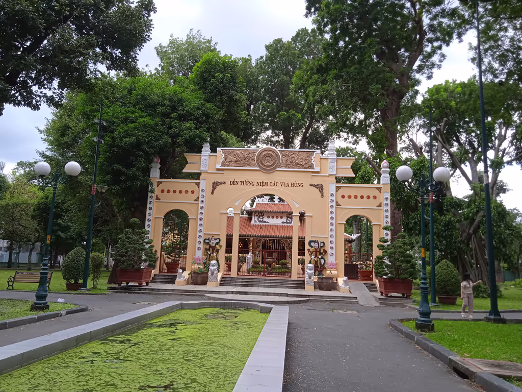 Ho Chi Minh Private Tour - a local temple in the park