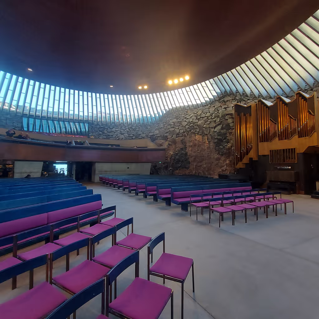 Helsinki Private Tour - Rock Church interior