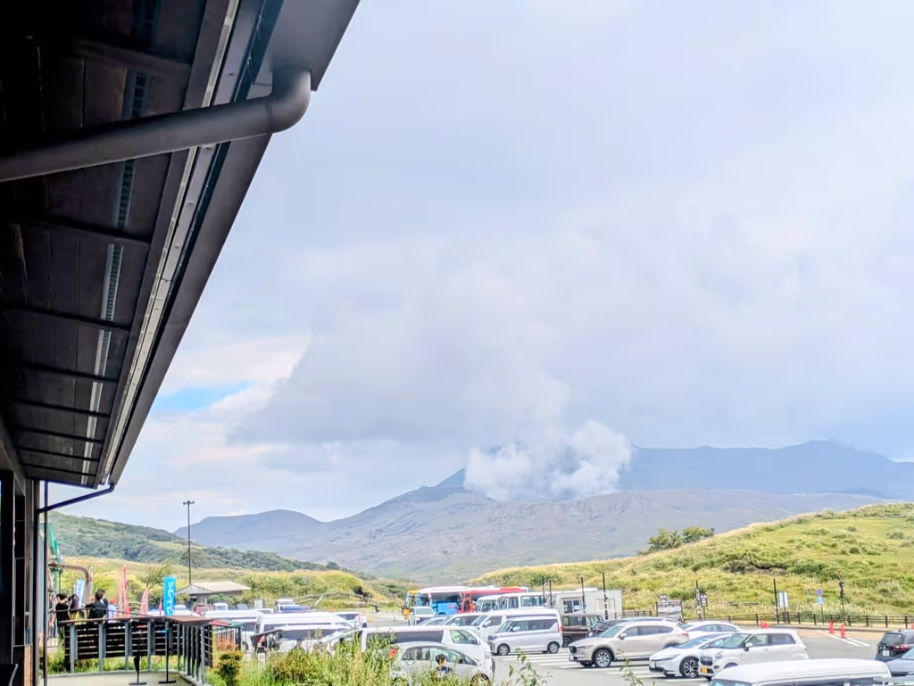 Kumamoto Private Tour - View from cafe at glasslands