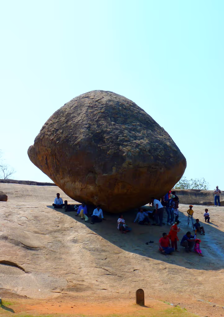 Chennai Private Tour - Krishna's Butter ball