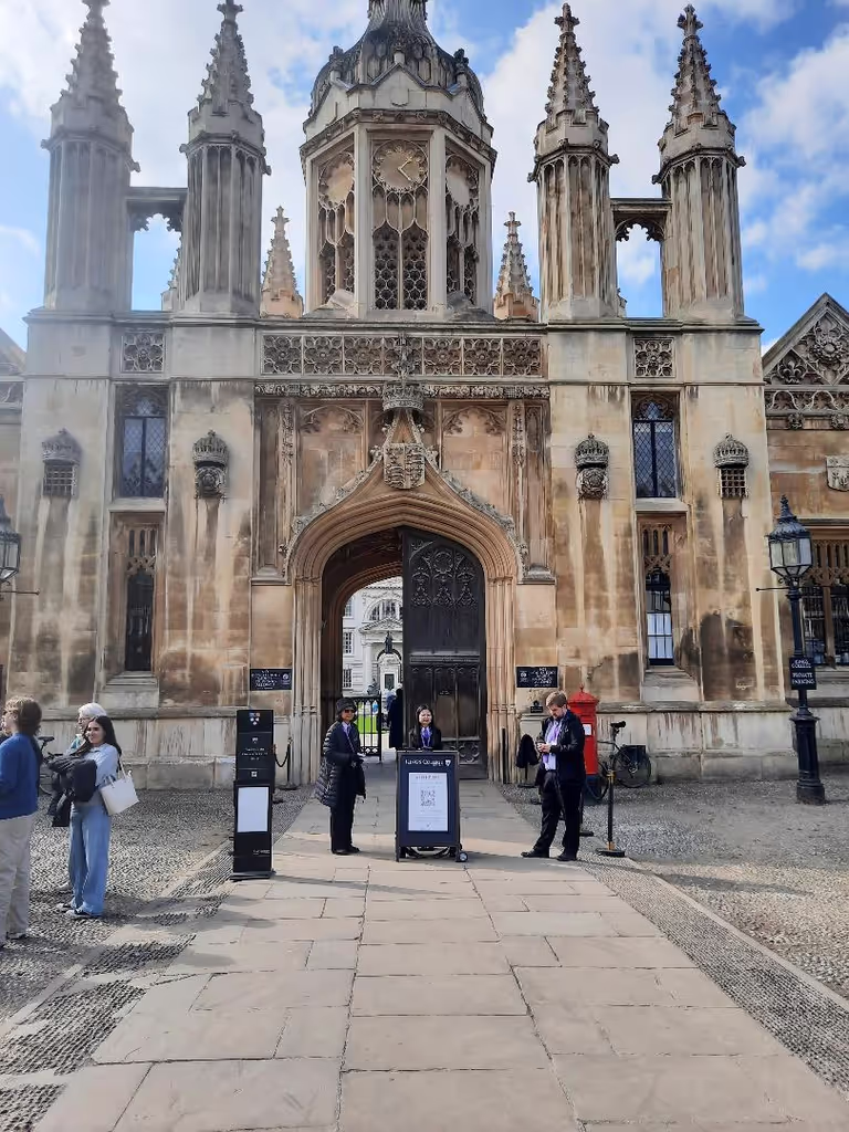 Cambridge Private Tour - King's College entrance