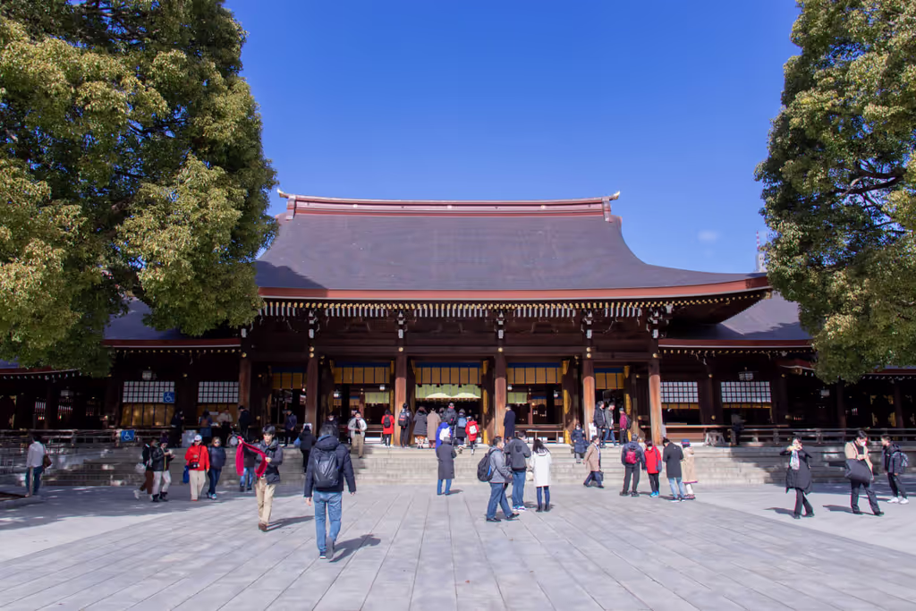 Tokyo Private Tour - Die Haupthalle (Meiji-Jingu-Schrein)