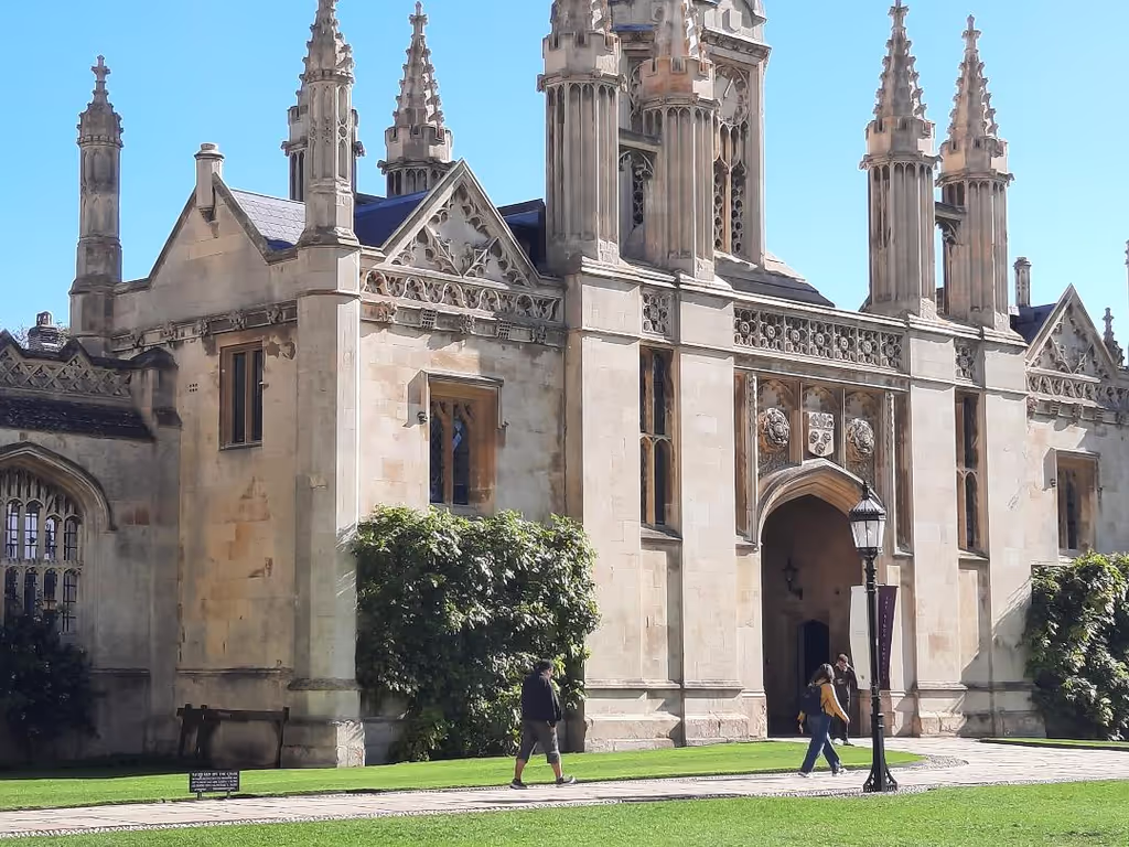 Cambridge Private Tour - King's entrance from inside