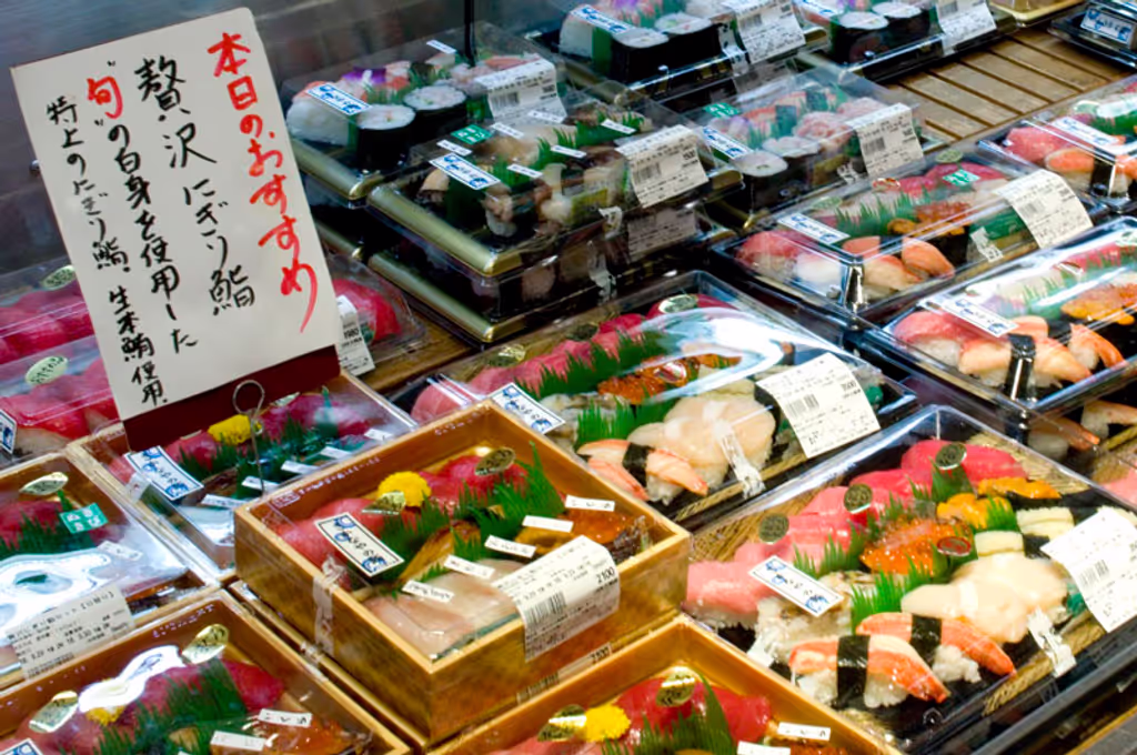 Tokyo Private Tour - Sushi Varieties in The Food Hall