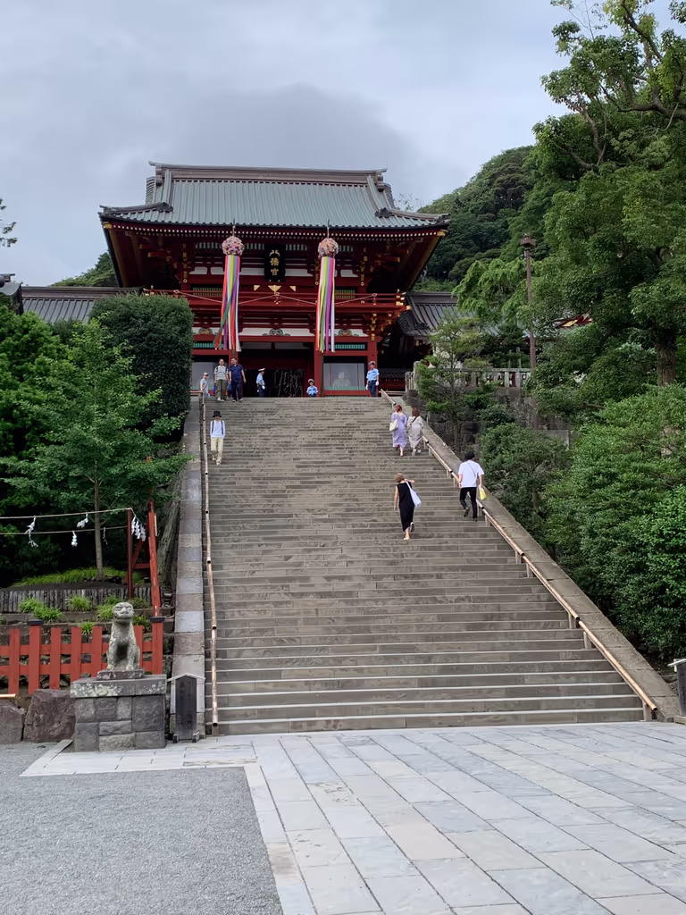 Tokyo Private Tour - Main Hall of Tsurugaoka Hachimangu Shrine