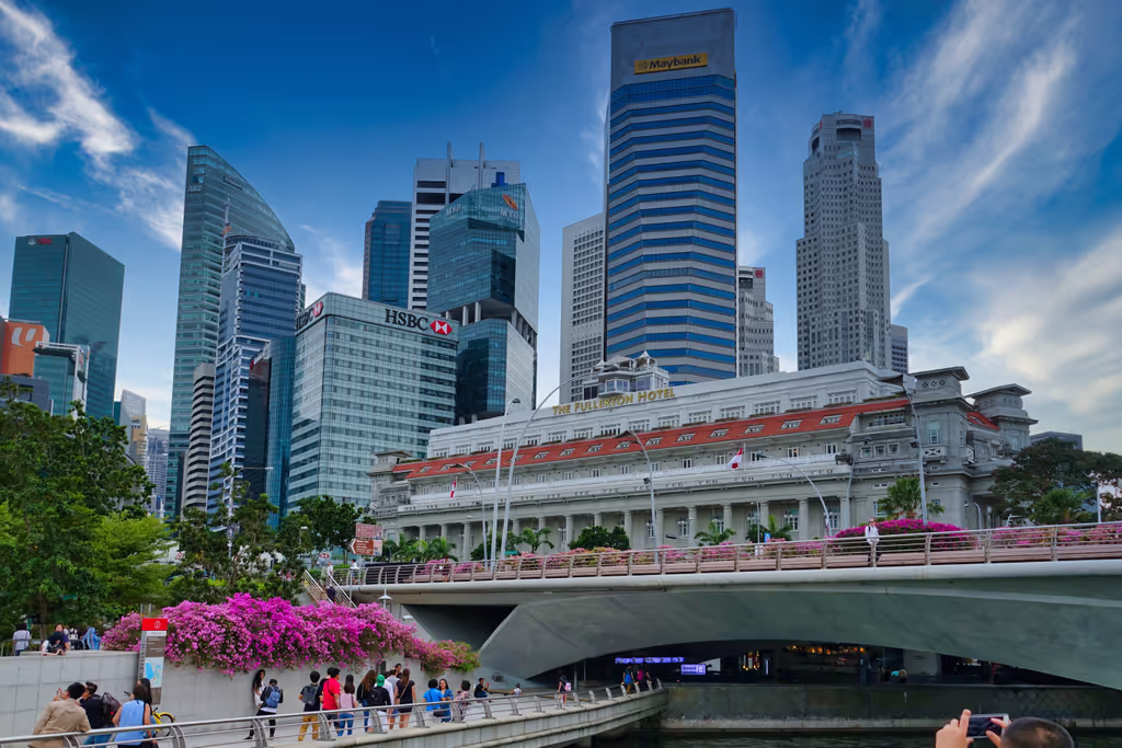 Singapore Private Tour - The Fullerton Hotel