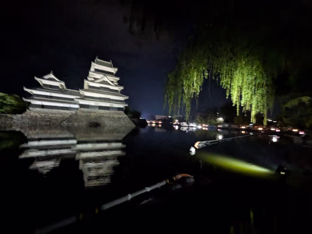 Nagano Private Tour - Matsumoto Castle at night