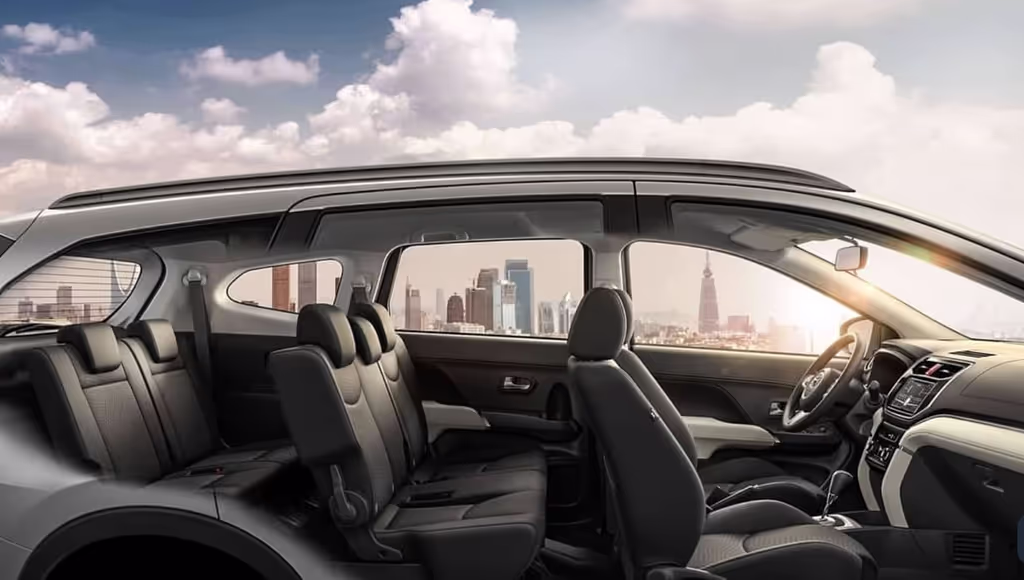 Jakarta Private Tour - Toyota Rush Interior Seat
