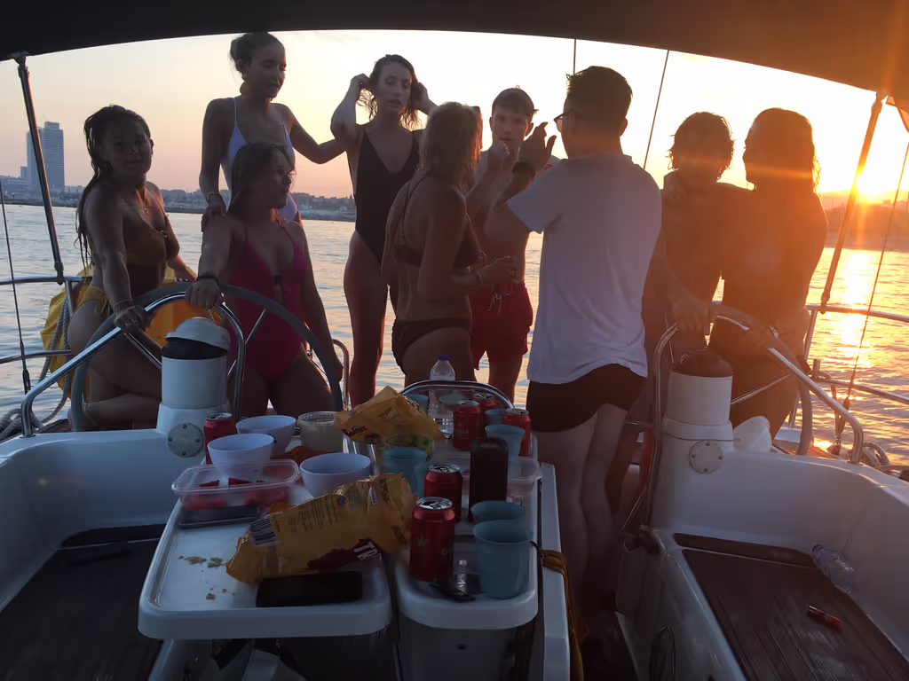 Barcelona Private Tour - snacks and drinks on board