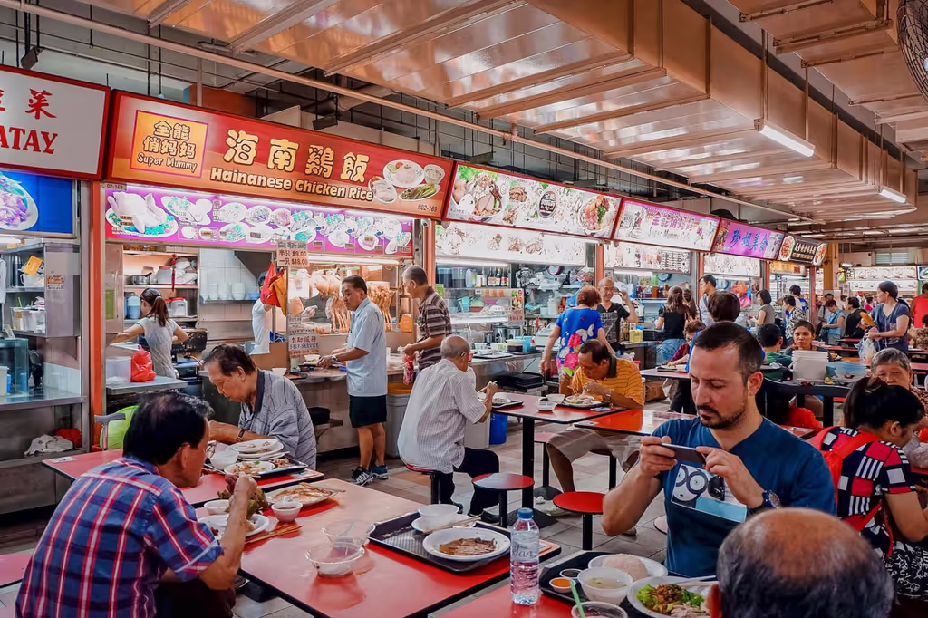 Singapore Private Tour - Hawker centre