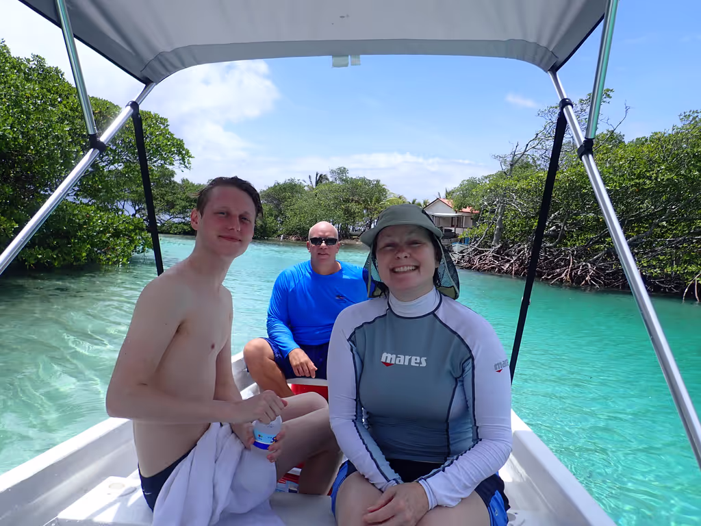 Roatan Private Tour - Guest at the mangrove lagoon