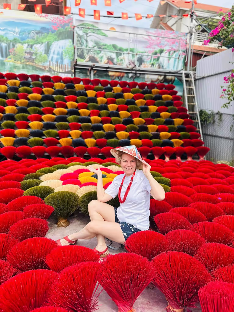 Hanoi Private Tour - Quang Phu Cau Incense Village