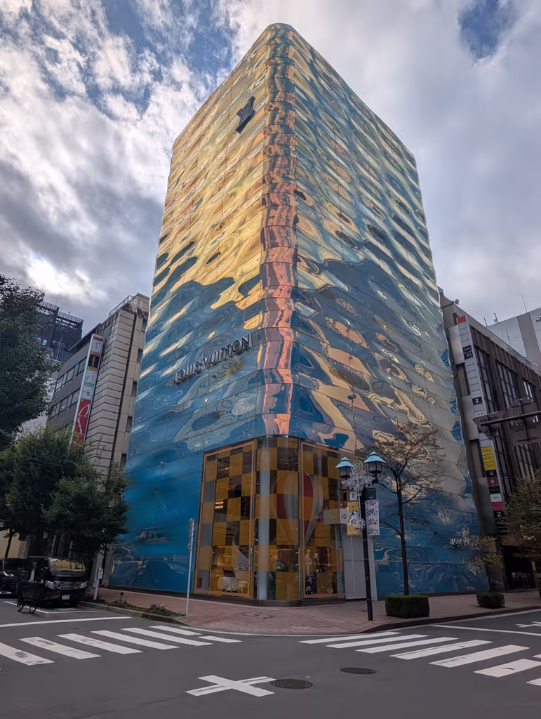 Tokyo Private Tour - Luis Vuiton building in Ginza